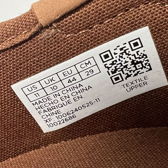 TOMS shoes sneaker Mens 11 Baja 2.0 Slip on Walnut twill brown Cream main image 7